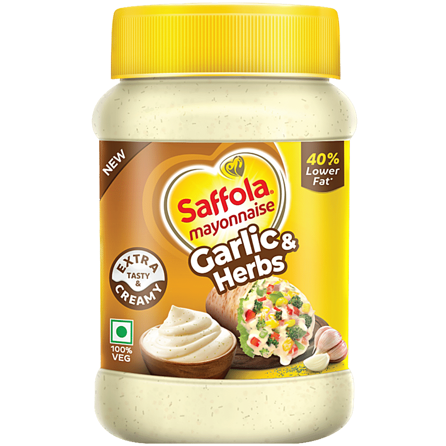 Saffola Garlic & Herbs Mayonnaise