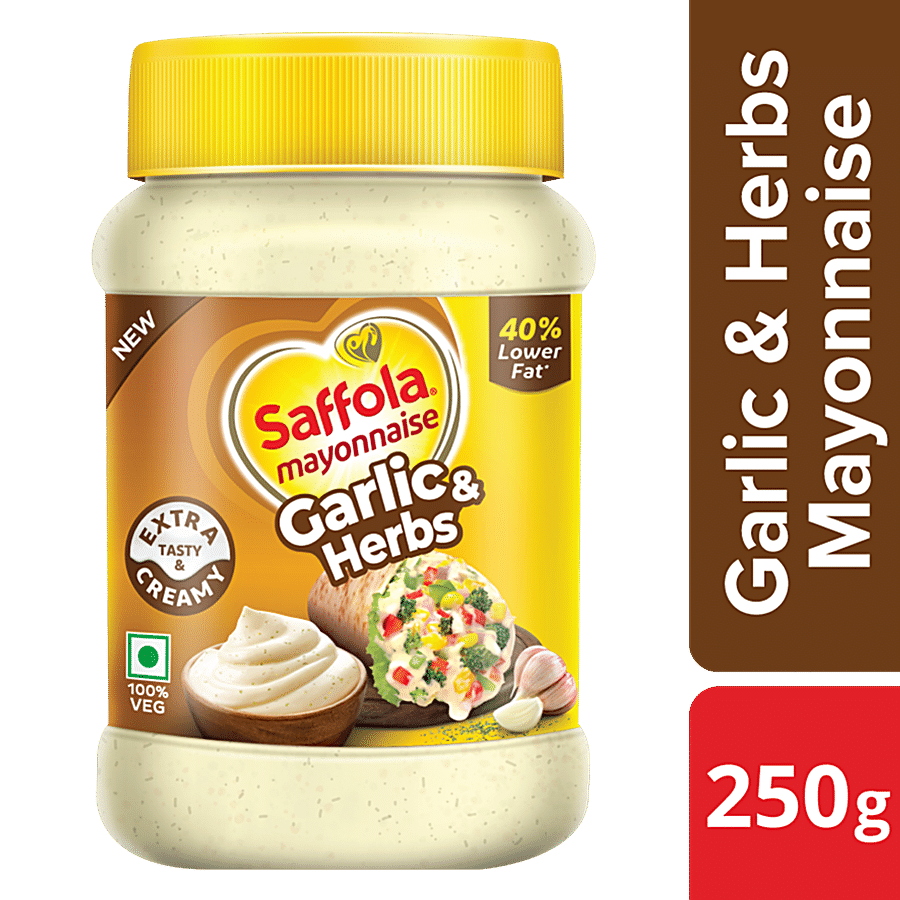 Saffola Garlic & Herbs Mayonnaise