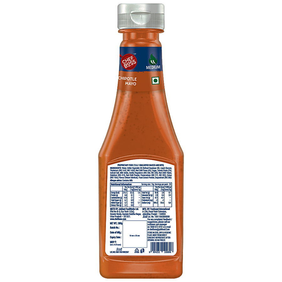 ChefBoss Chipotle Mayo Sauce – Eggless Mayonnaise