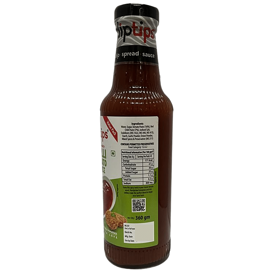 DipTips Chilli Tomato Sauce - Sweet & Spicy