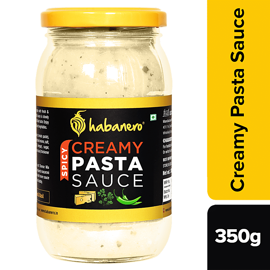 Habanero Creamy White Pasta Sauce - Cheese Sauce