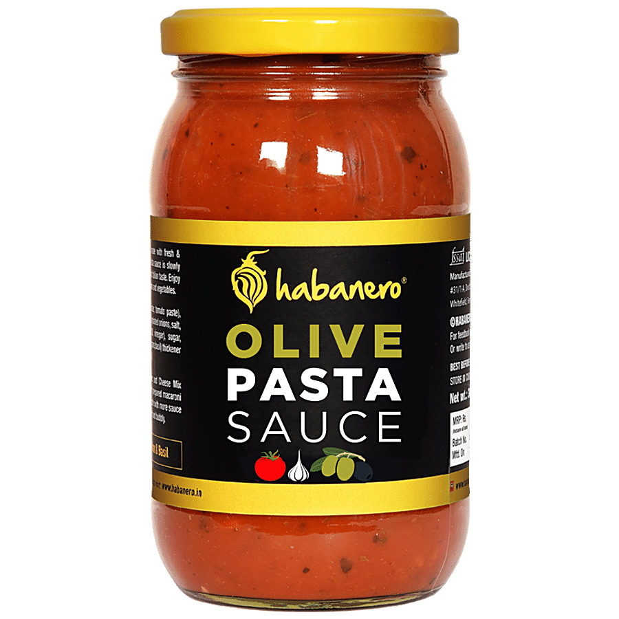 Habanero Olive Pasta Sauce - Pizza Pasta Sauce