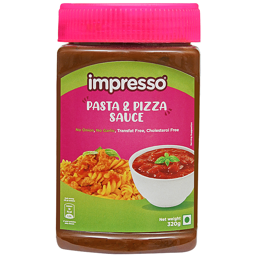 IMPRESSO Pasta & Pizza Sauce - No Onion Or Garlic