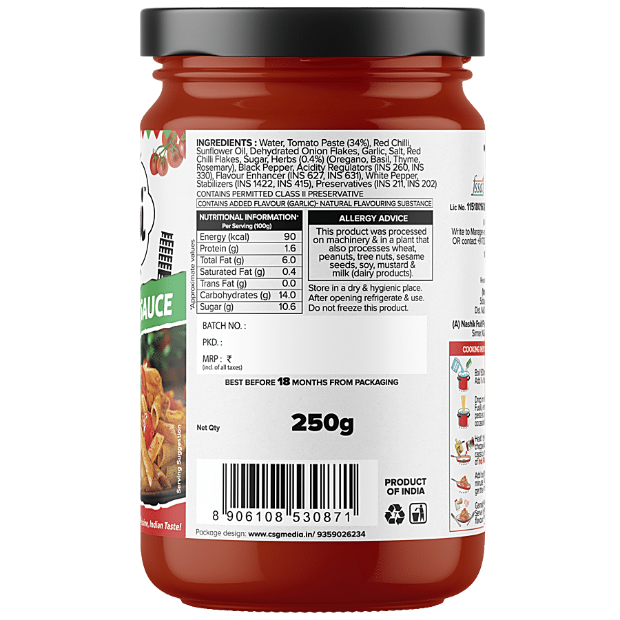 Indi  Red Pasta Sauce