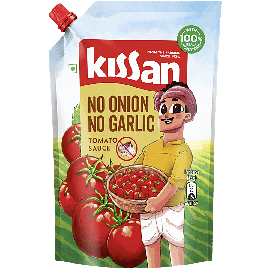 Kissan No-Onion No-Garlic Tomato Sauce