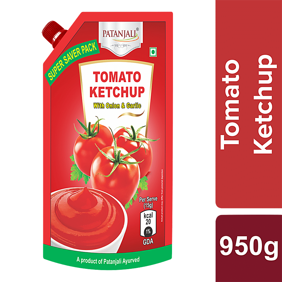 Patanjali Tomato Ketchup - With Onion & Garlic