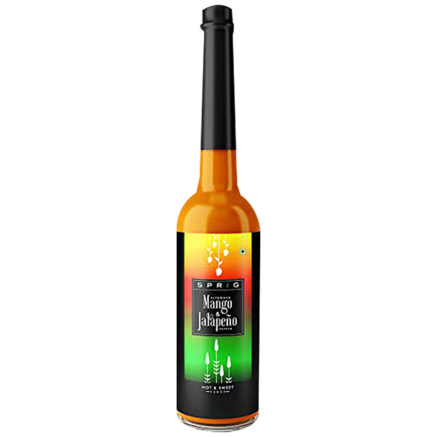 Sprig Hot Chilli Pepper Sweet Sauce - Alphonso Mango & Jalapeno