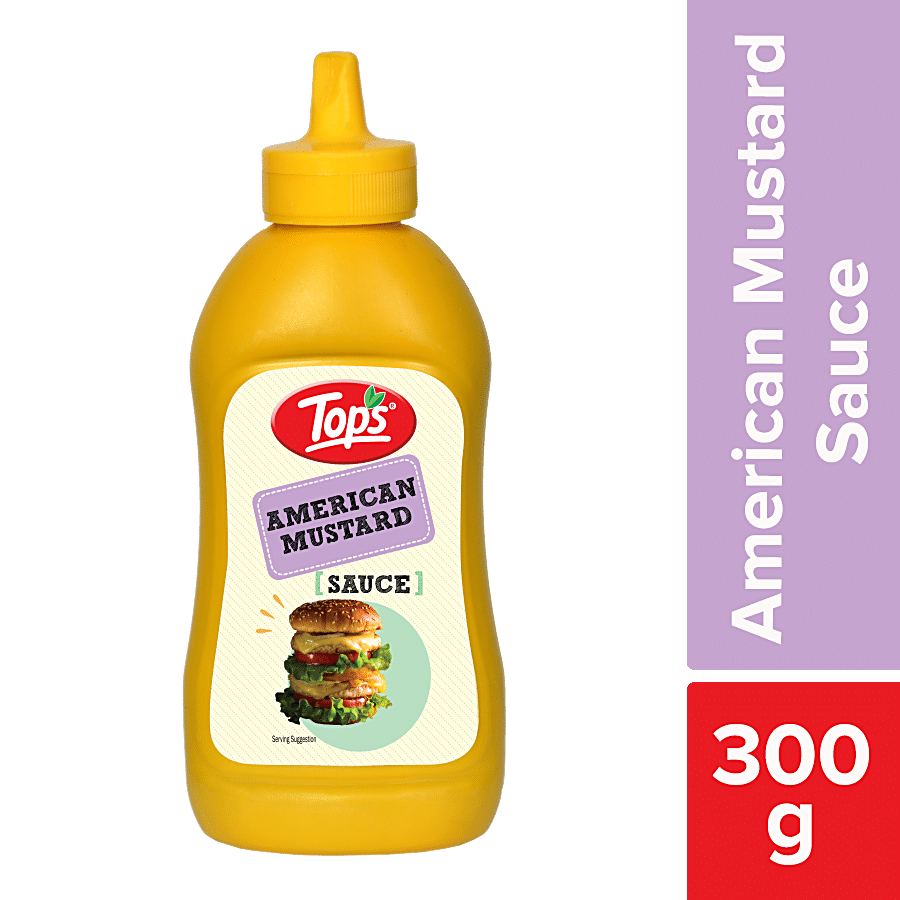 Tops American Mustard Sauce - Mild & Smooth