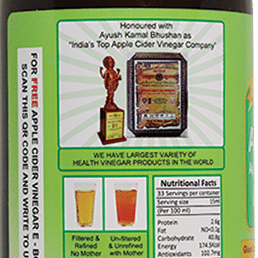 Dr. Patkars Apple Cider Vinegar - Garlic