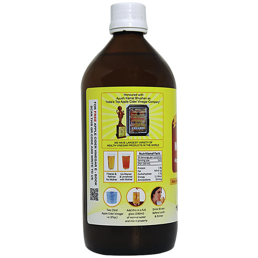 Dr. Patkars Apple Cider Vinegar with Mother