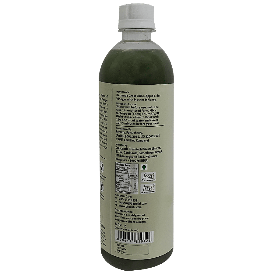 DrNatcure Diabetes Care Nutrition Drink - Bermuda Grass Juice