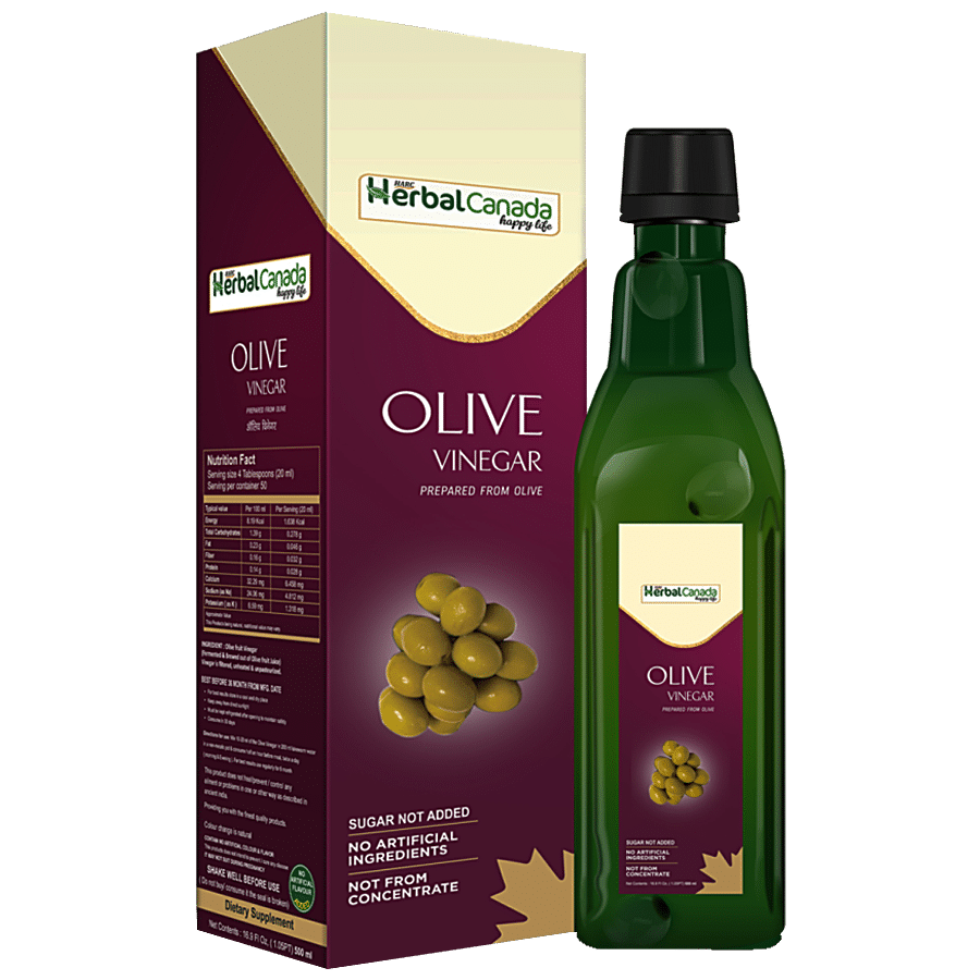 Herbal Canada Olive Vinegar - Sugar Not Added