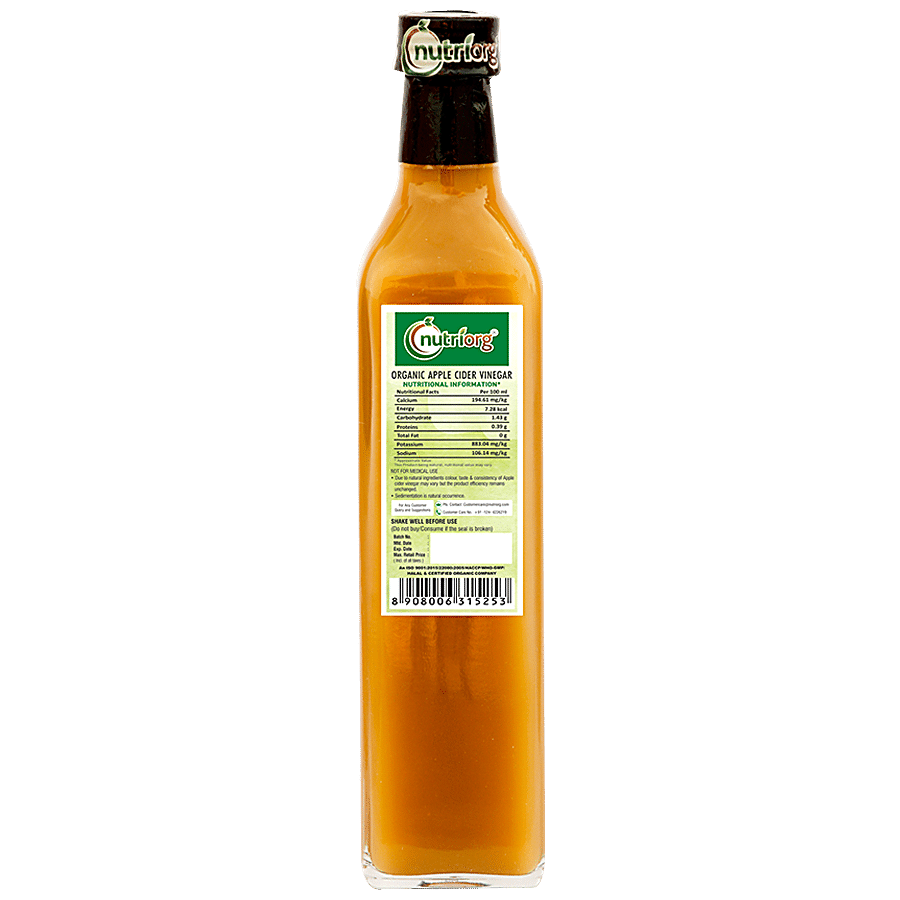 Nutriorg Organic Apple Cider Vinegar