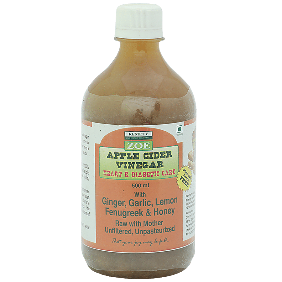 Zoe Apple Cider Vinegar - Heart & Diabetic Care - With Ginger