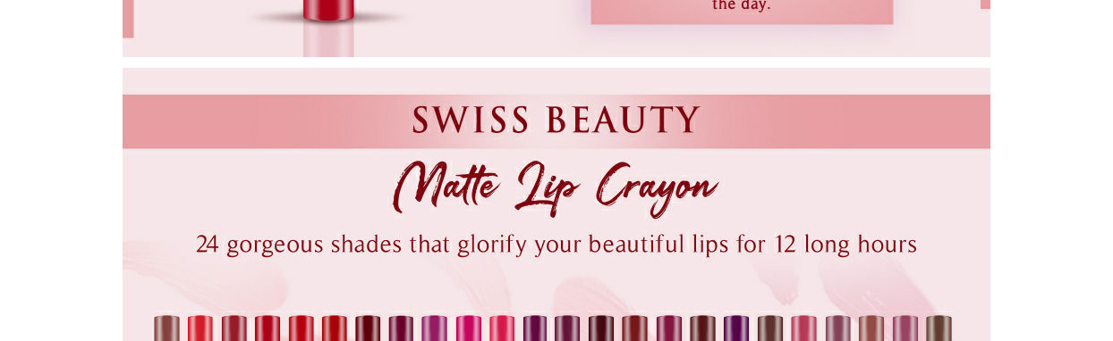 SwissBeautyNon-TransferMatteCrayonLipstick-null-4