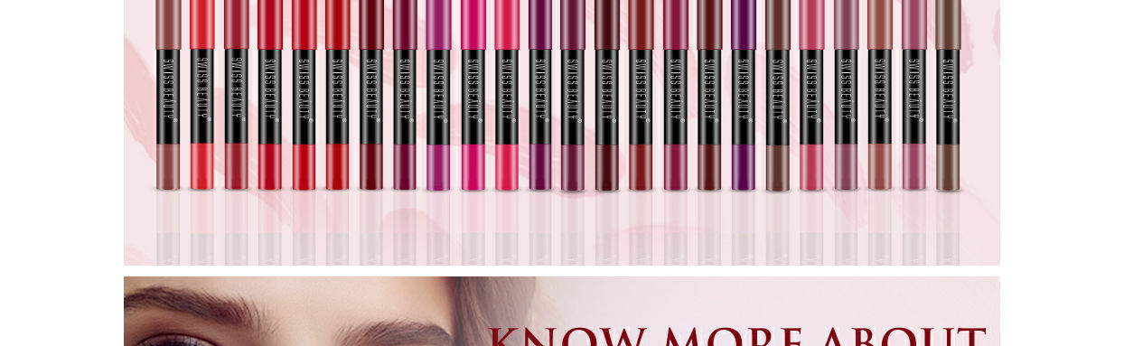 SwissBeautyNon-TransferMatteCrayonLipstick-null-5