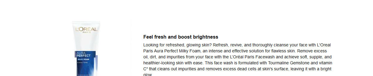 LOrealParisWhitePerfectMilkyFoamFaceWash-PurifiesBrightens-30003948-1