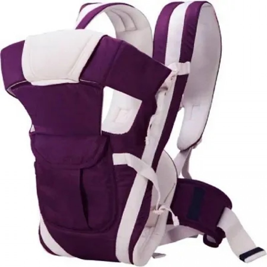 Adjustable Baby Carrier Cum Kangaroo Bag/Honeycomb Texture Baby Carry Sling/Back/Front Carrier for Baby with Safety Belt and Buckle Straps