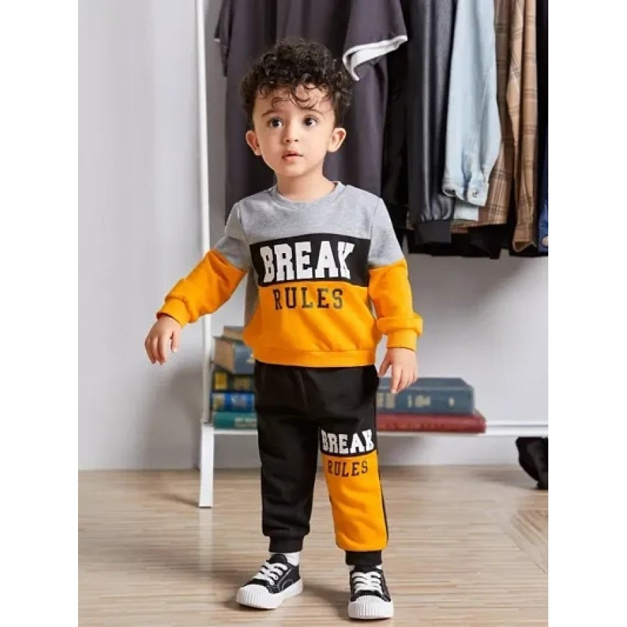 Classic Printed Clothing Sets for Kids Boys