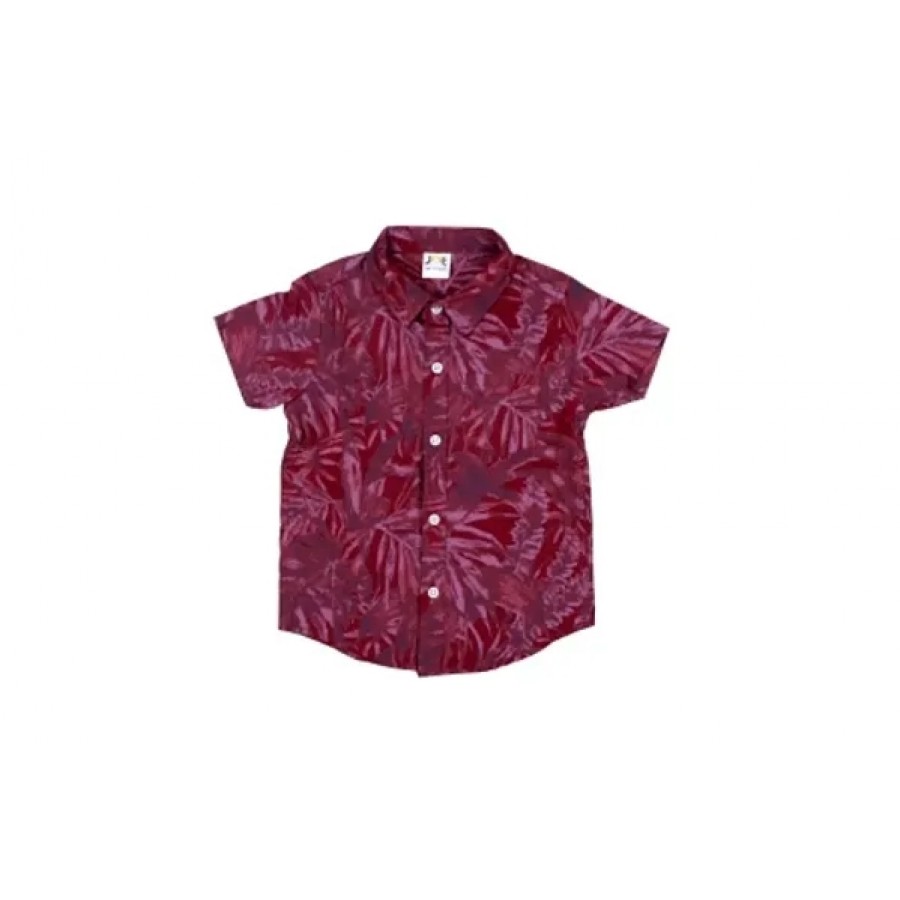 Boys Regular Fit Printed Casual Shirt