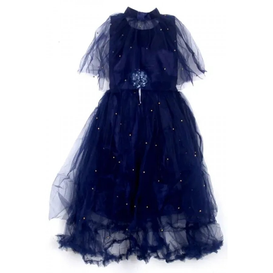 Girl Fancy Frock Blue