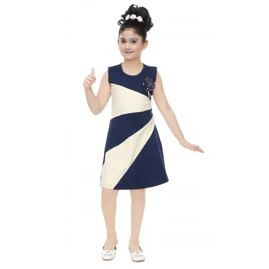 Stylish Casual Cotton Dress For Girls