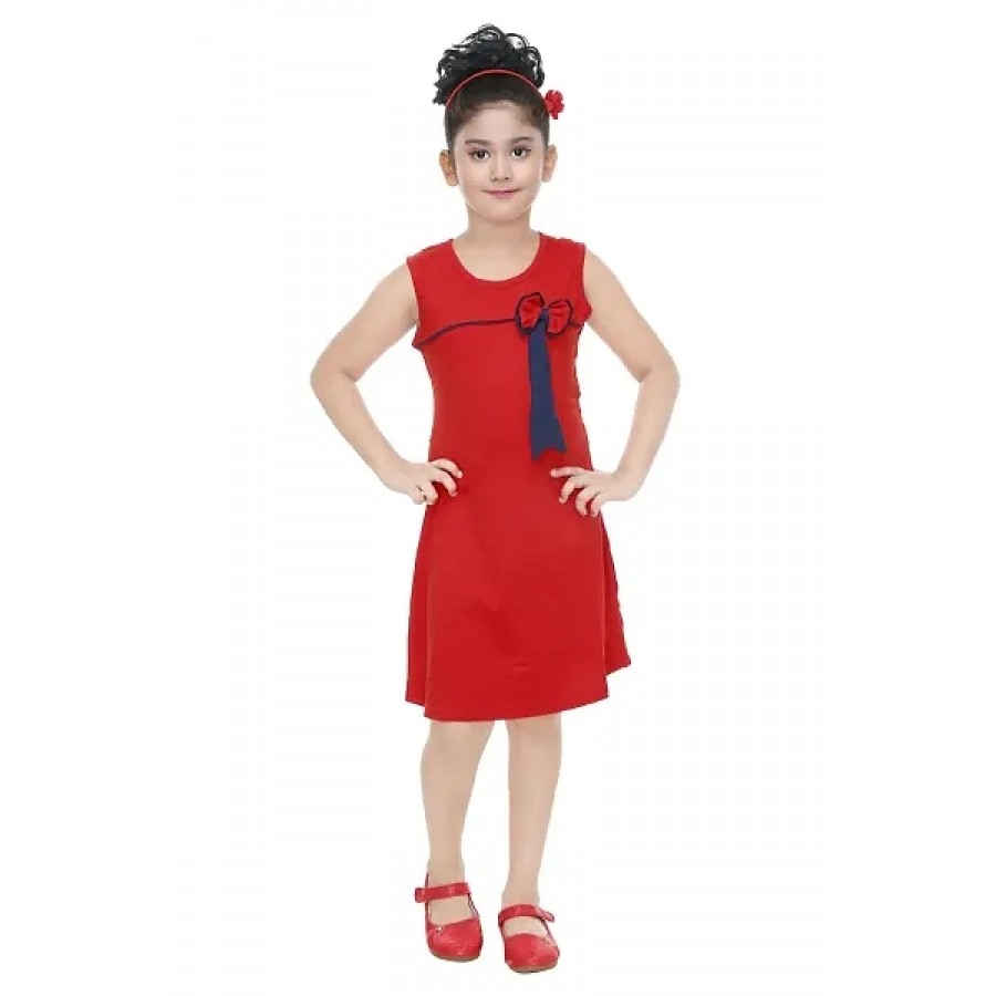 Stylish Casual Cotton Dress For Girls