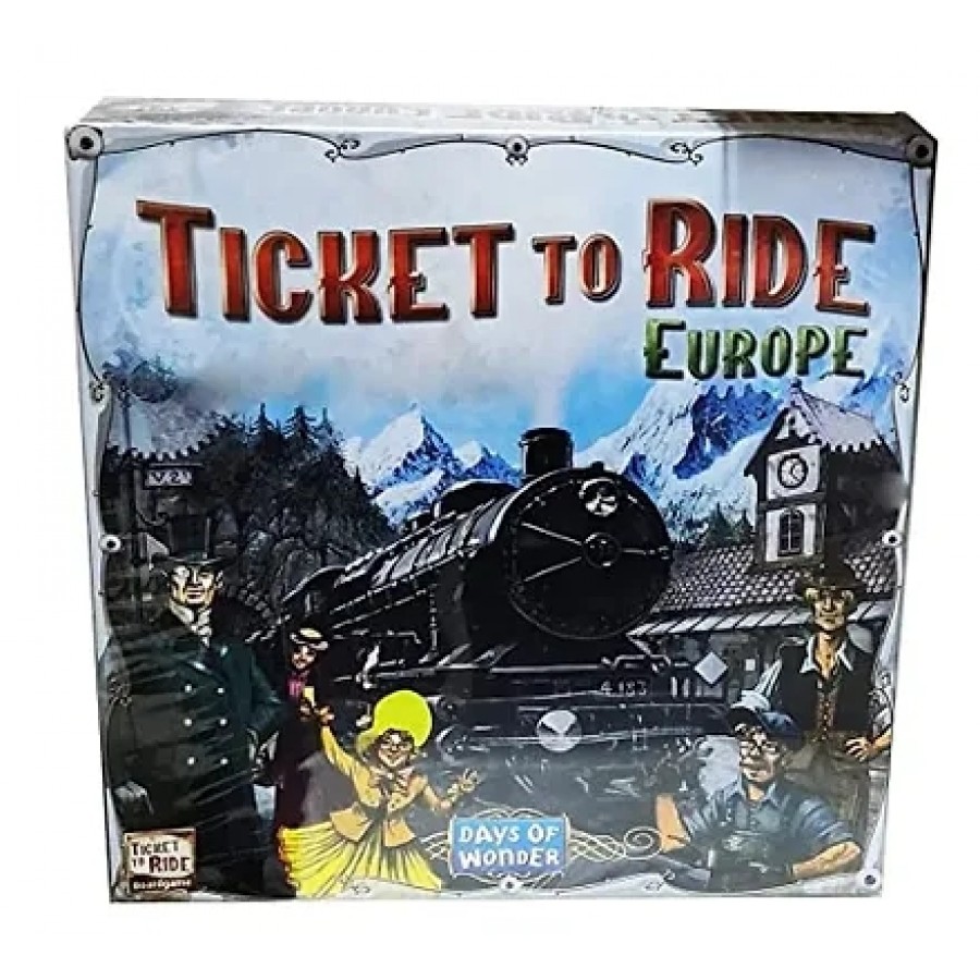 Ticket to Ride Board Game, Card Game, Board Game for Adults and Family, Train Game, Ages 8