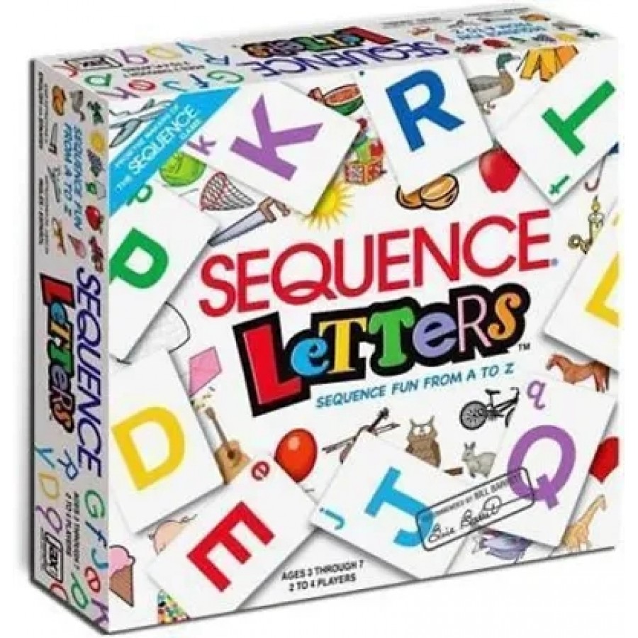 Viha Sequence Letter Game - Sequence Game from A-Z for Kids 3 Years Plus Educational Board Games Board Game