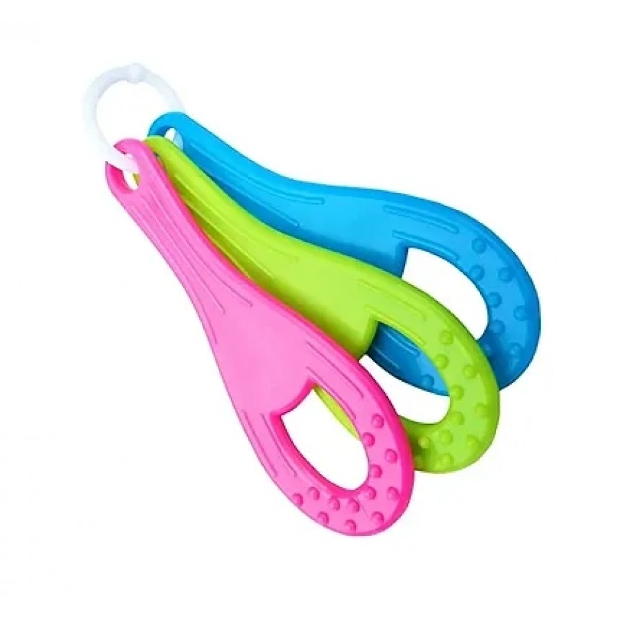 BPA Free Non Toxic Toddler Baby Rattles Teether Tennis 1pc