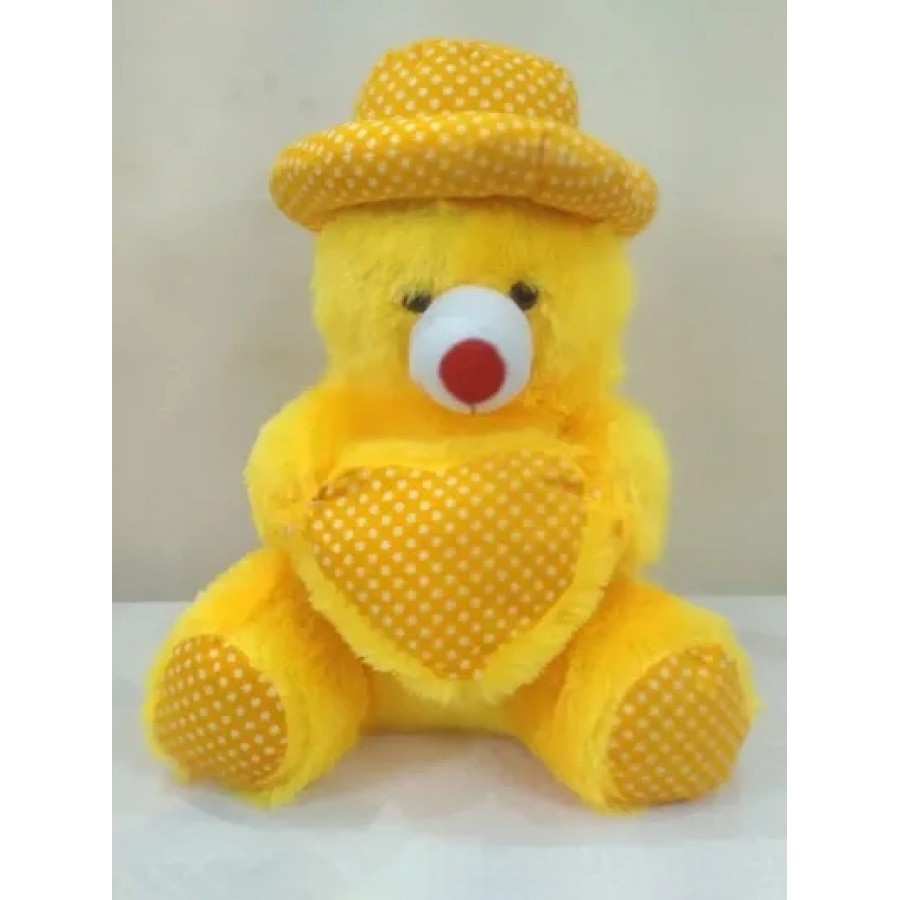 teddy bear cap yellow