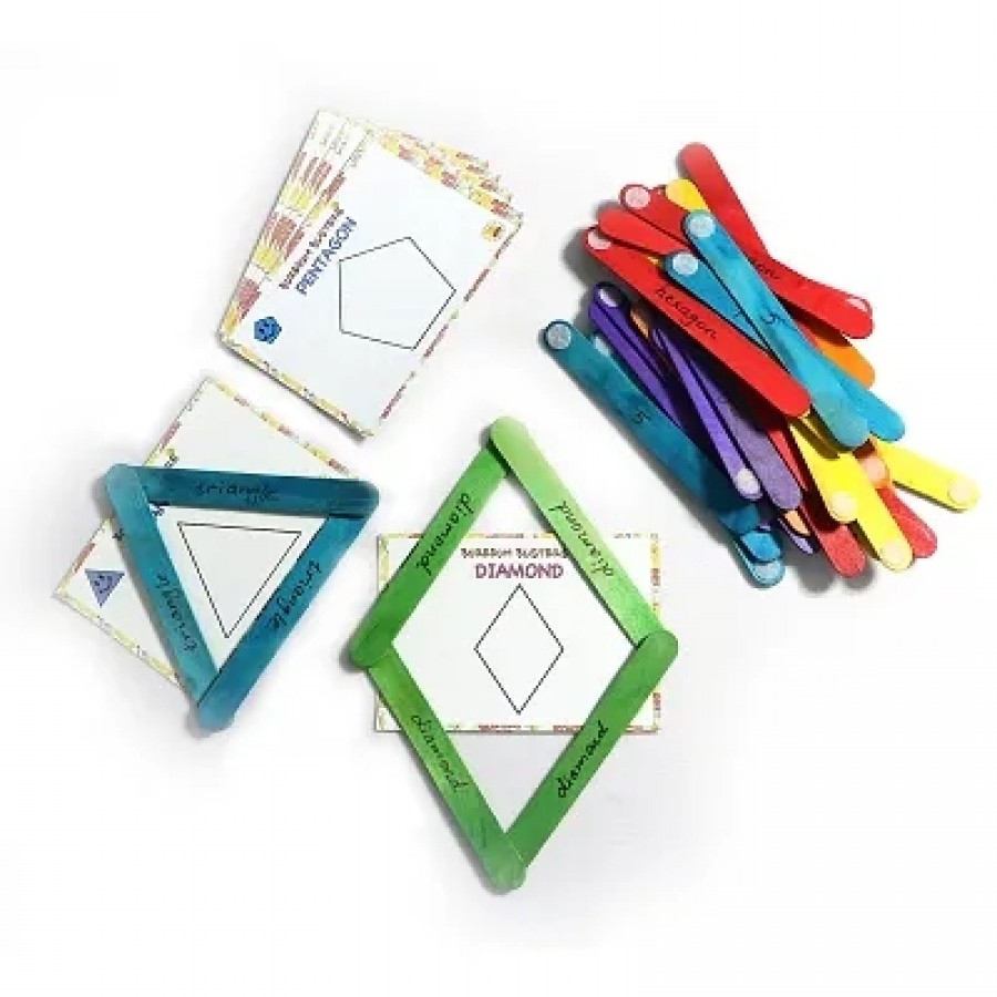 8 cards / 40 velcro dot stick For Kids