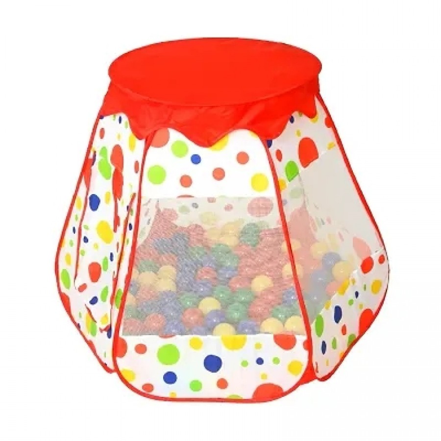 Playhood Lil Tots Pop-Up Ball Pool for Kids with 40 Colourful Balls (2-6 Years)