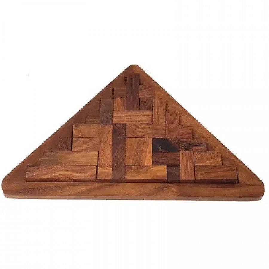 Pentameno Tangram Triangle Jigsaw Puzzle Game Handmade