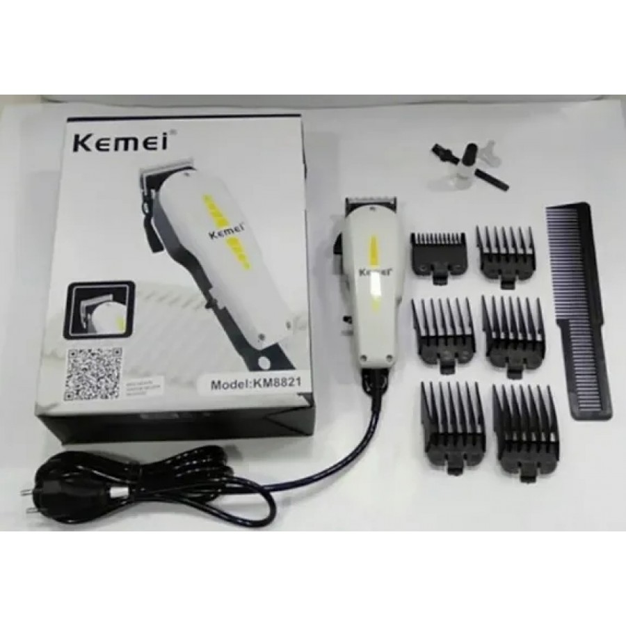 NN Kemei km 8821 Trimmer for Men and Womenandnbsp;andnbsp;(White)