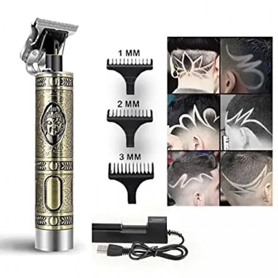 T99 Trimmer Haircut Grooming Kit Metal Body Rechargeable Trimmer 180 Min Runtime(pack of 1)