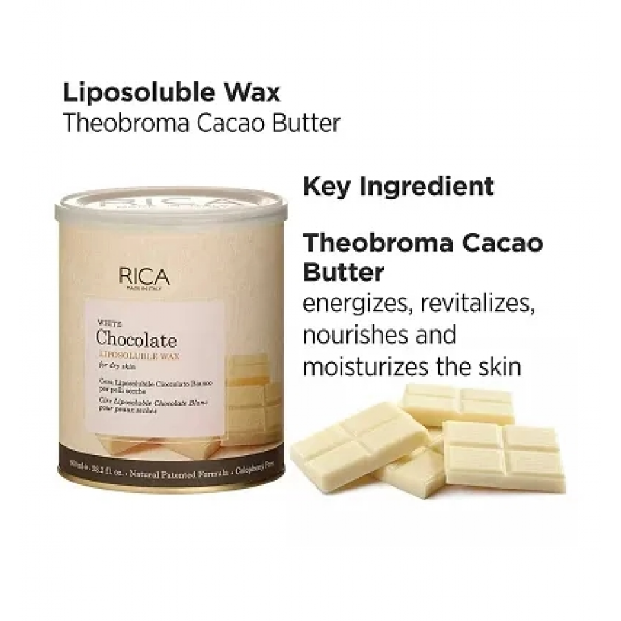 rica white chocolate full body hair removal wax 800ml