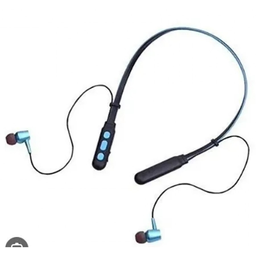 B11 Neckband Sports Bluetooth Headset  (Blue, In the Ear)