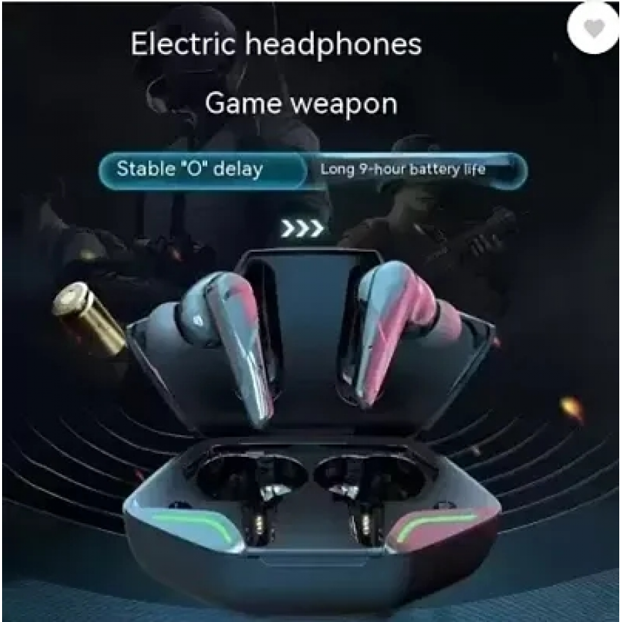 G11 TWS Gaming Earbuds 13mm HD Dynamic Driver, Touch Controls Bluetooth Headset Wireless in Ear Earbuds with mic Dynamic Driver, Immersive Audio, Touch Control (Gaming TWS)