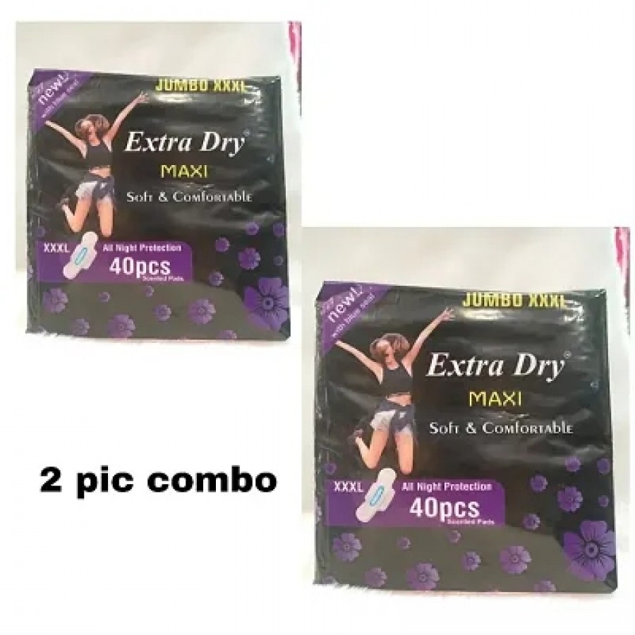 Extra dry maxi sanitary pads combo