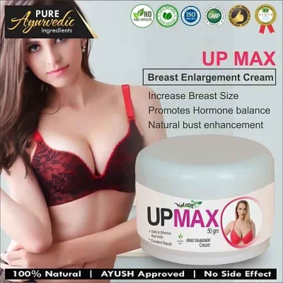 Up Max Herbal Cream For Helps To Fit Your Breast 100% Ayurvedic Pack Of 1