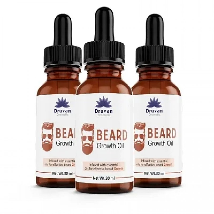 Beard Growth Oil For Men-Pack of 3 - 30 ml