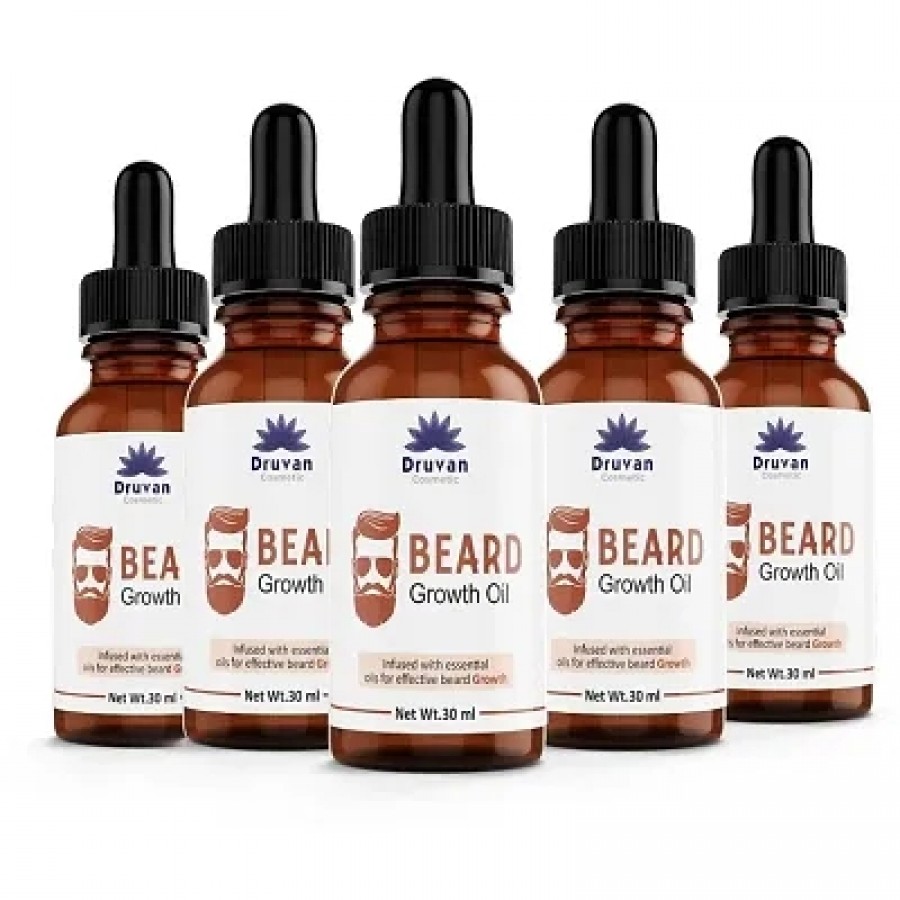 Beard Growth Oil For Men-Pack of 5 - 30 ml