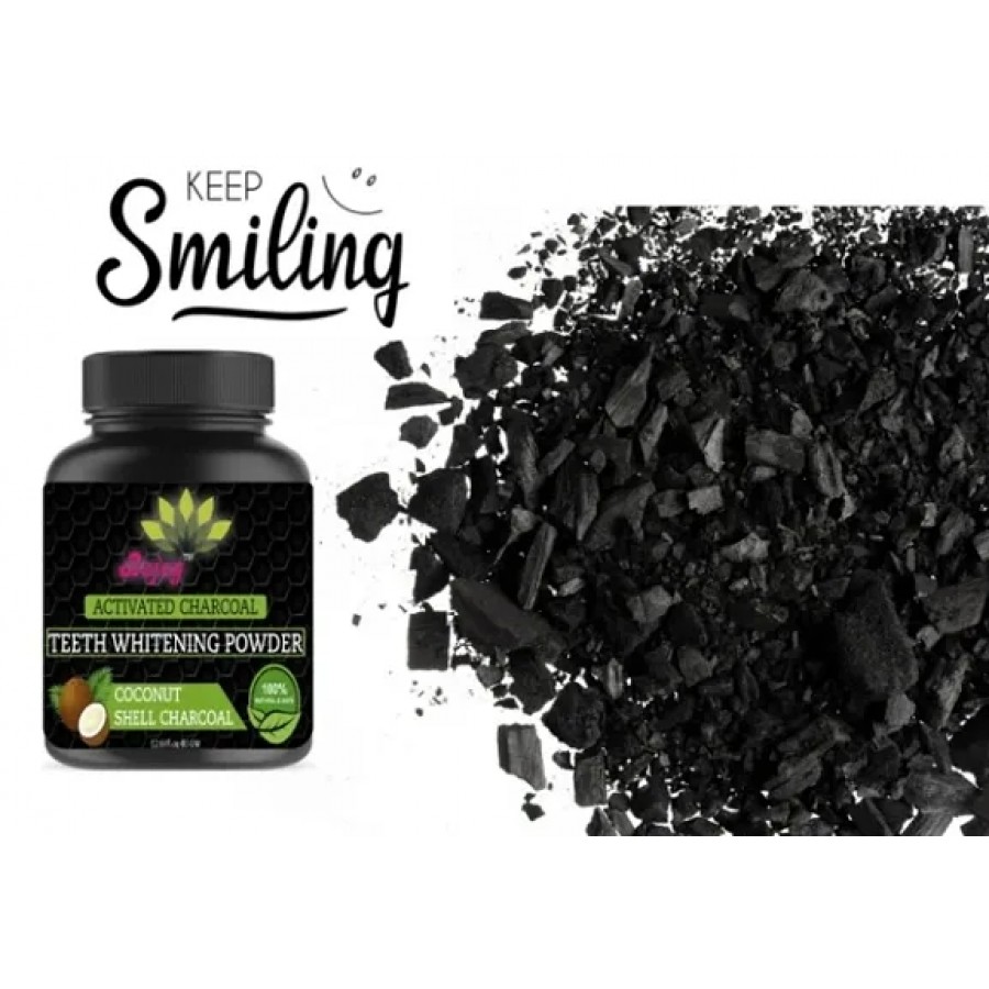 100% pure Charcoal-Teeth-Powder-80g Pack of 1