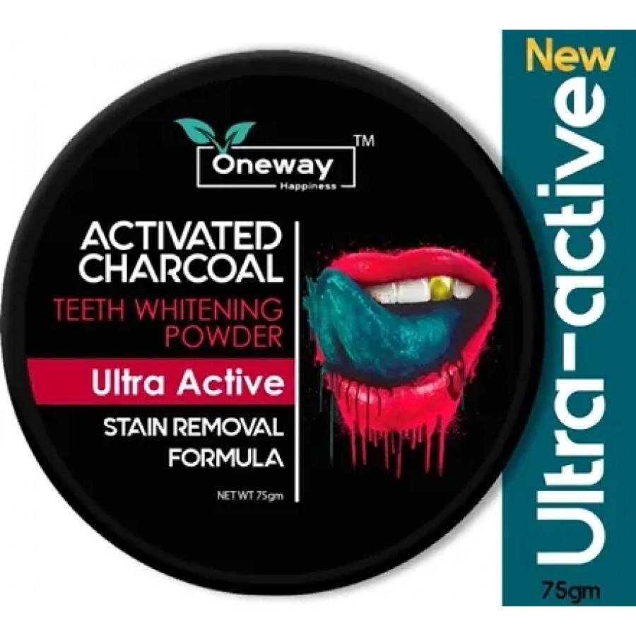 Activated Charcoal Teeth Whitening Powder 75gm