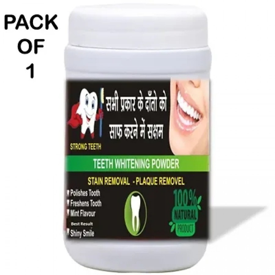 Natural Teeth Whitening Powder Pack of 1