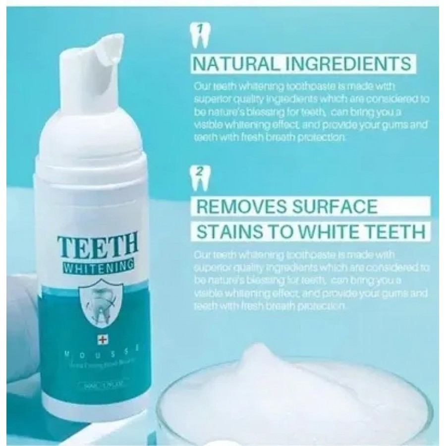 Teeth Whitening Foaming Toothpaste Mousse Mouth Wash