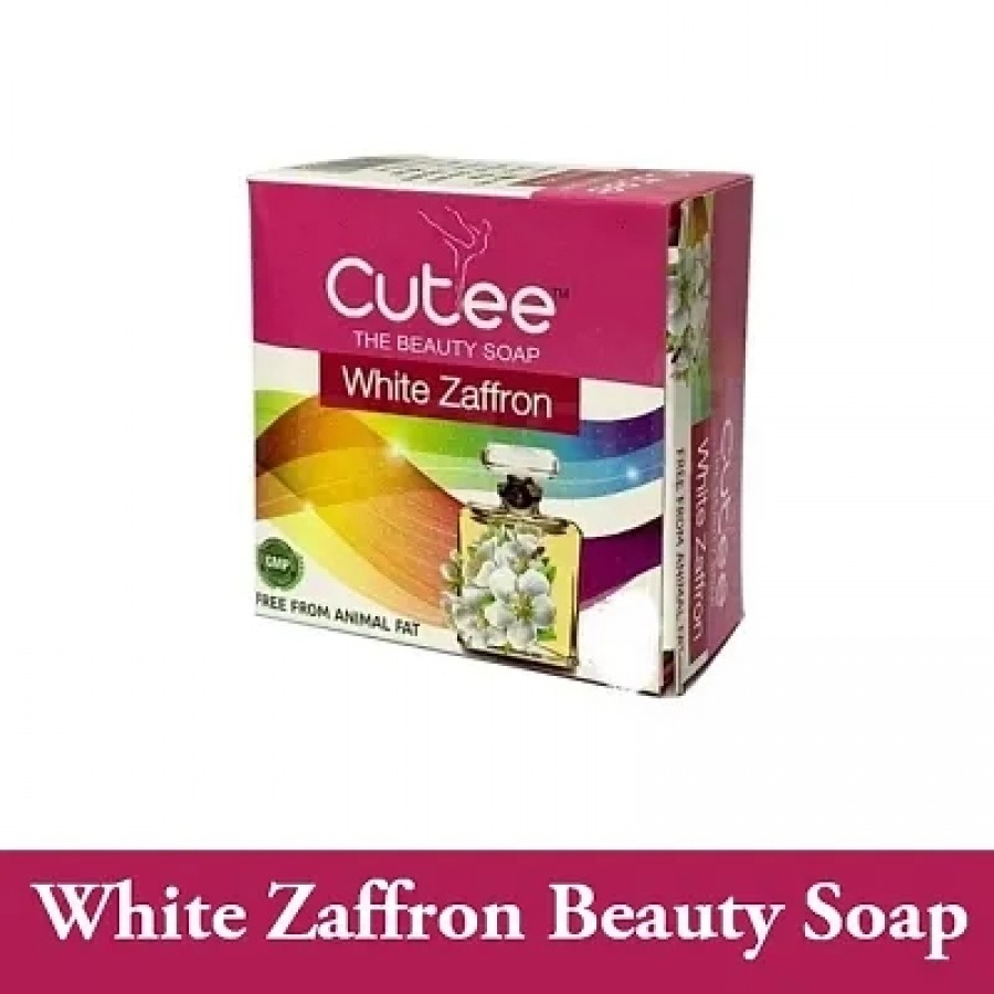 Cutee Beauty White Zaffron Soap  (100gm)