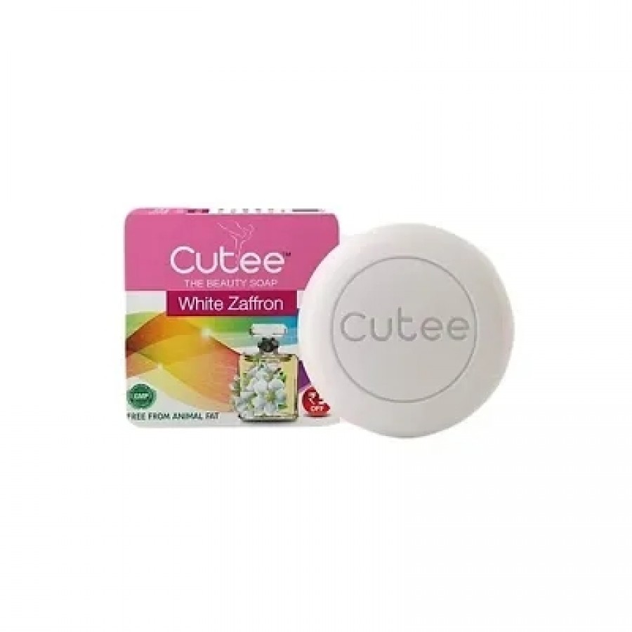 Cutee The Beauty White Zaffron Soap - Pack Of 1 (100g)