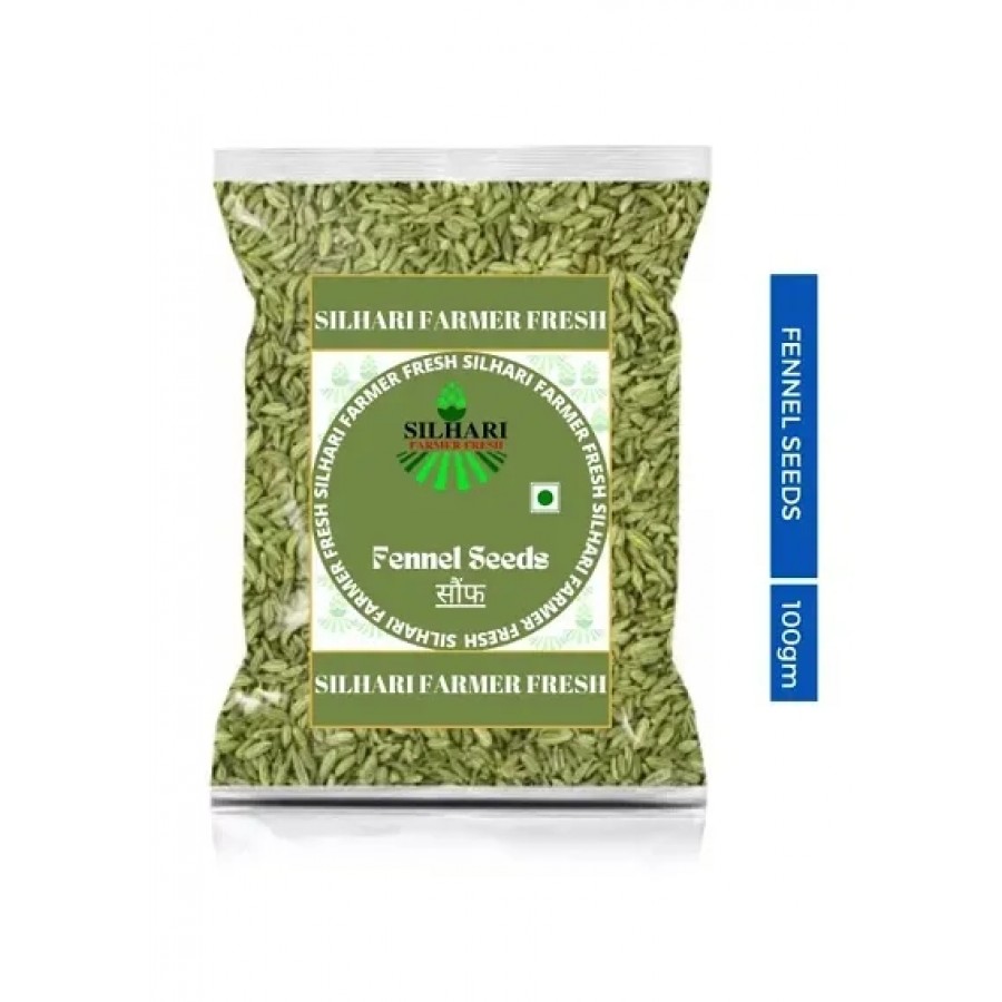 SILHARI FARMER FRESH Fennel Seeds / Saunf 100gm